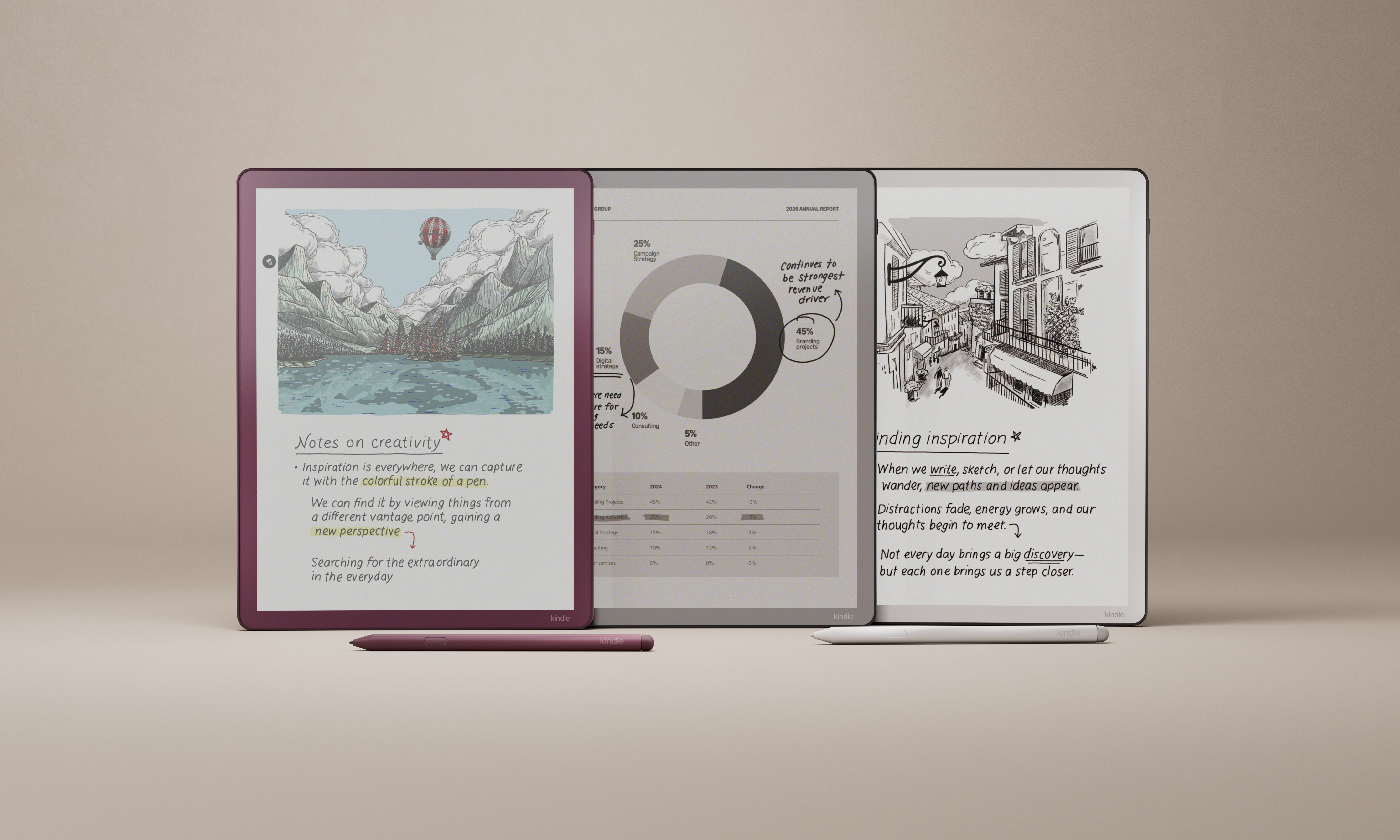 All-new Kindle Scribe lineup with Colorsoft